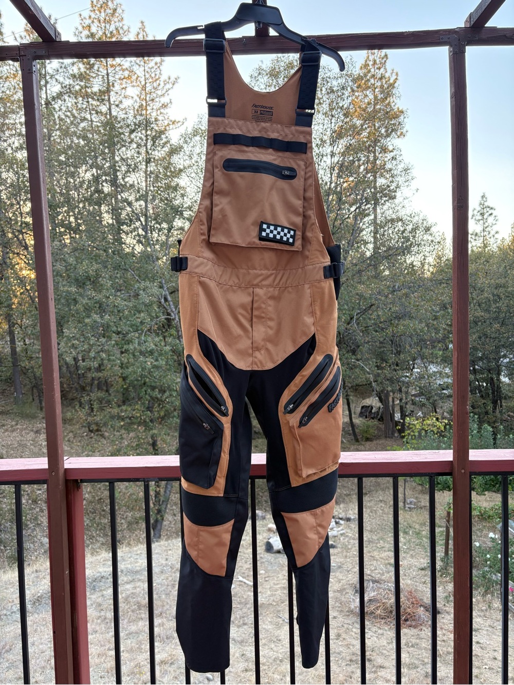 Men's Fasthouse Tan and Black Motorall MX